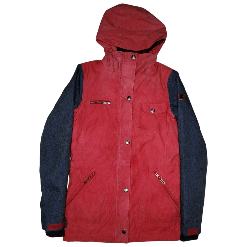 DC Womens Falcon Snowboard Jacket Coat Size XS Rio Red Skiing Snowboarding
